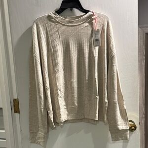 Vineyard Vines Cream Long Sleeve Tee